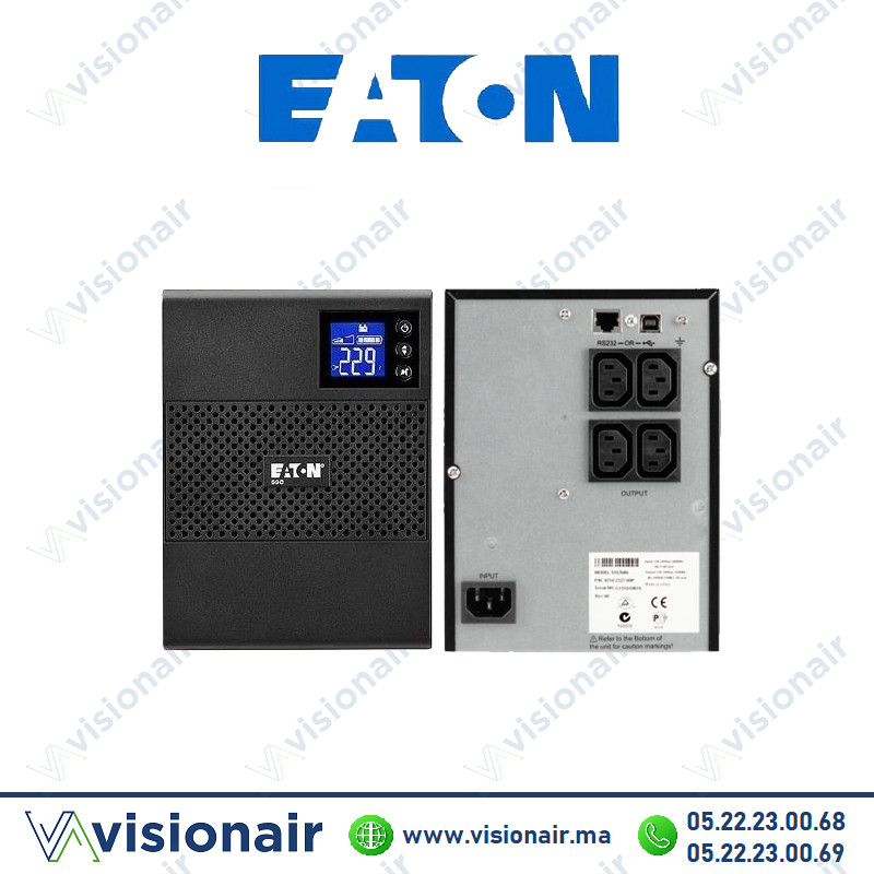 [EATON5SC500I] Onduleur EATON 5SC 500VA 350W 5SC500I
