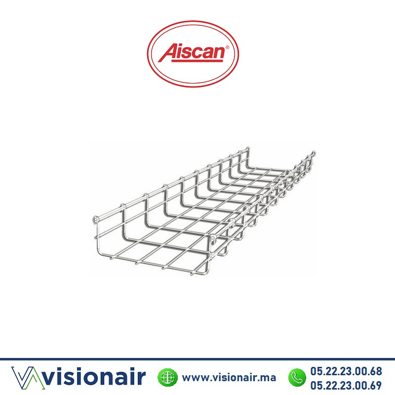 [BMPI1040] Chemin de câble AISCAN en fil inox 100x400 BMPI1040