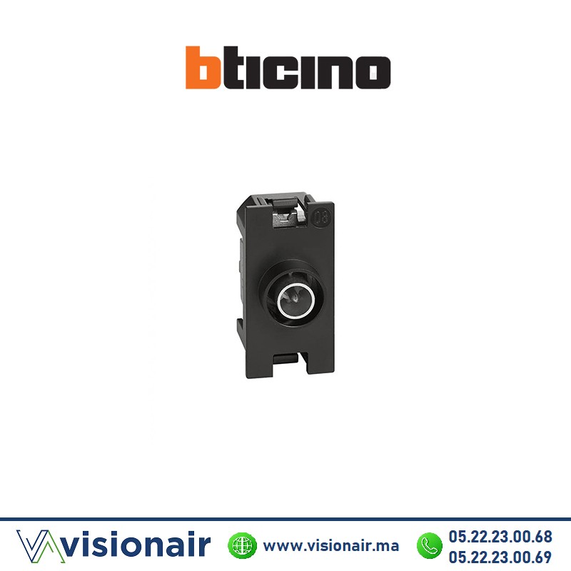 [BTK4202D] Prise TV simple mâle BTICINO Living Now BTK4202D