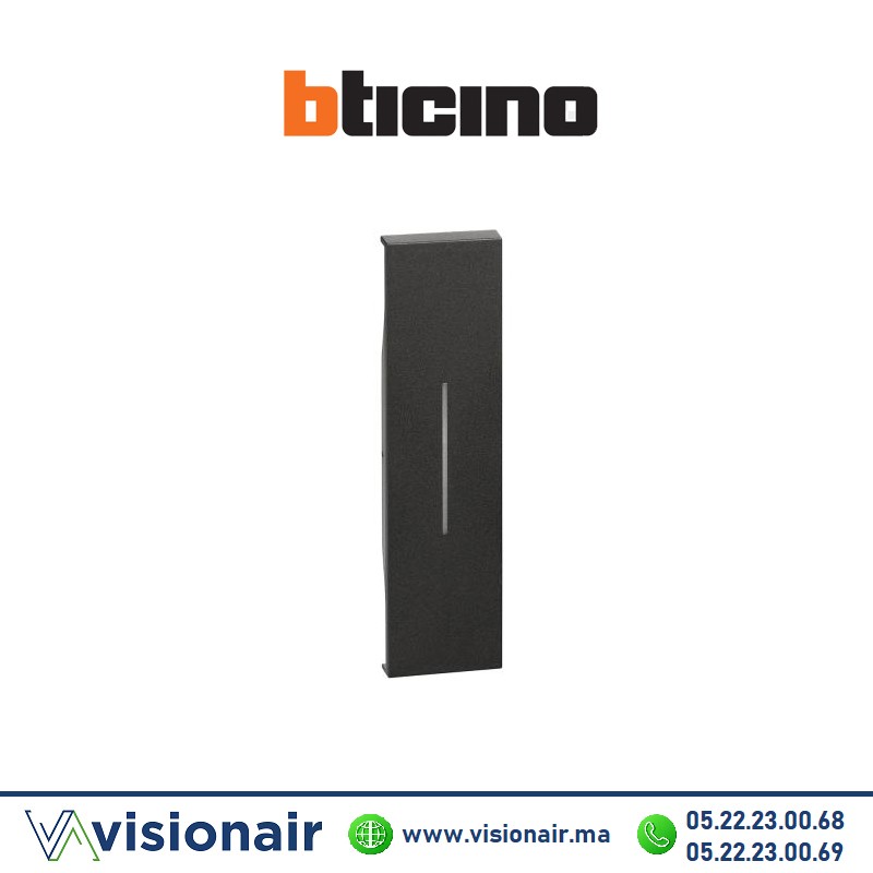 [BTKG01] Enjoliveur pour cmde éclairage 1M BTICINO Living Now Noir BTKG01
