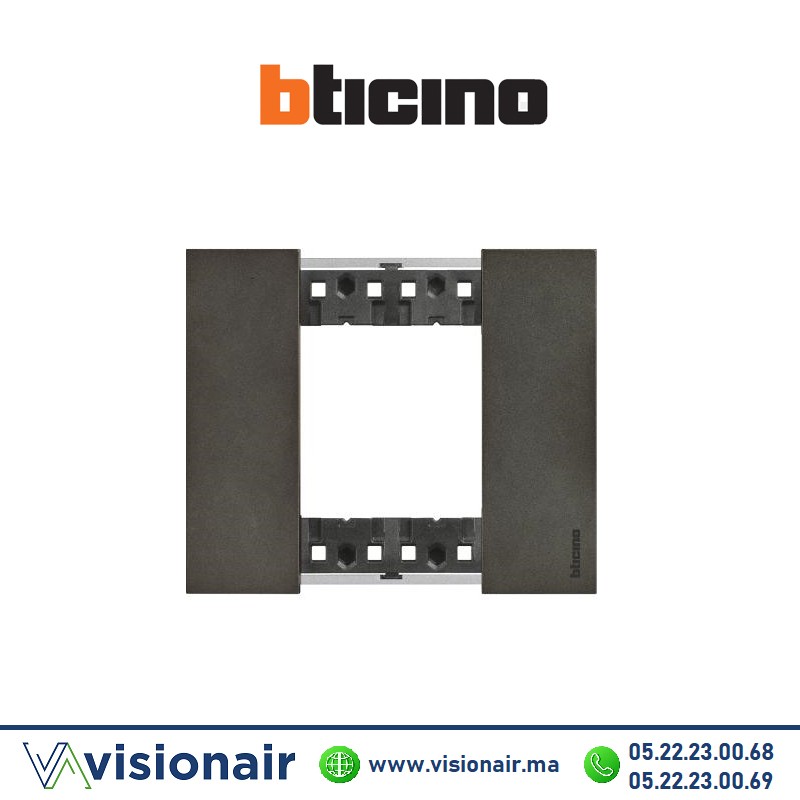 [BTKA4802NG] Plaque Space BTICINO Living Now 2 modules KA4802NG