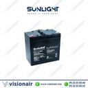 [SUN12V58AH] Batterie SUNLIGHT 12V 58AH 260W SPHR étanche VRLA AGM