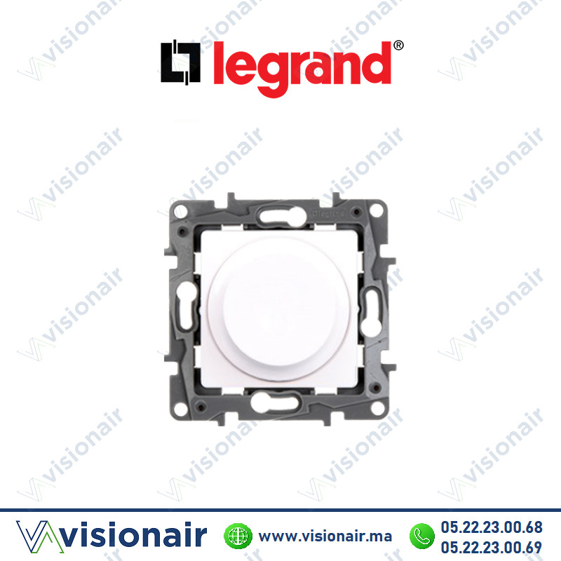 [LEG764588] Variateur rotatif LEGRAND NILOE blanc 764588