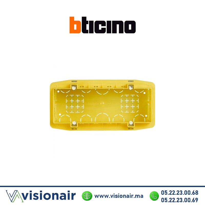 [BT506L] Boîte encastrement BTICINO 6/7 modules 506L