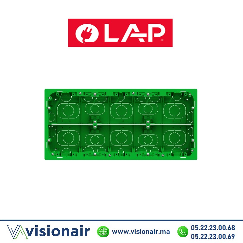 [7317] Boîte d'encastrement LAP rectangle 6 & 7 modules 7317
