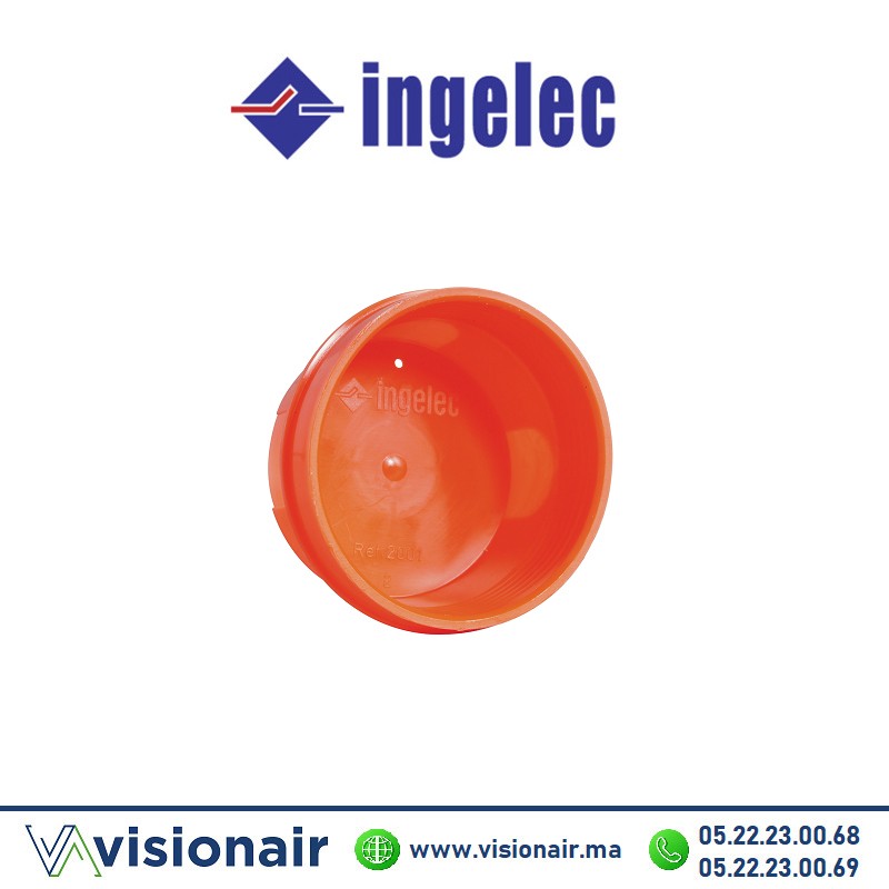 [2001C] Boîte encastrement INGELEC ronde orange 2001C