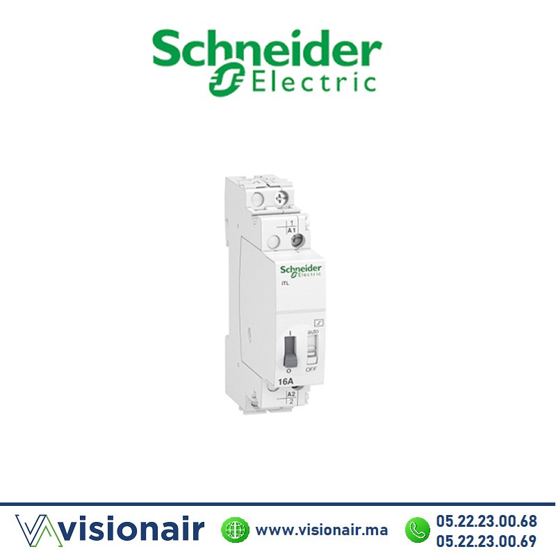 [A9C30812] Télérupteur SCHNEIDER Acti9 iTL 16A 2NO A9C30812