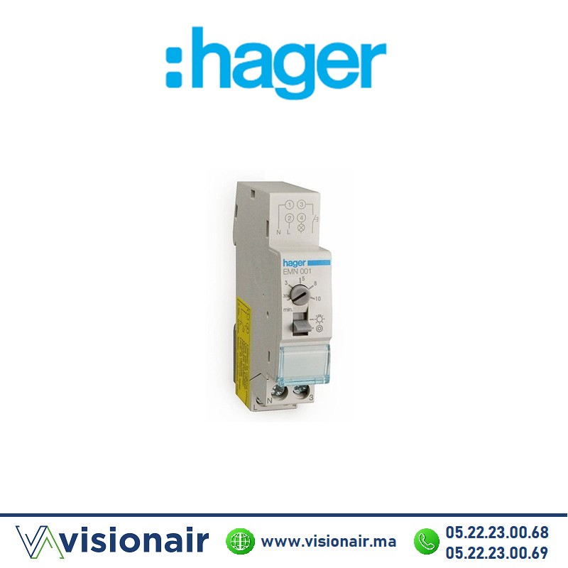 [EMN001] Minuterie simple temporisation HAGER EMN001