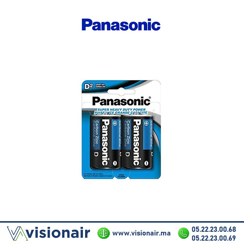 [PANSALD2] Pile Panasonic Super HEAVY DUTY D2 LR20 1,5V Zinc-Carbone
