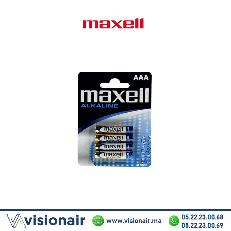 [MAXELLAAA4ALC] Pile MAXELL AAA4 LR03 1,5V ALCALINE