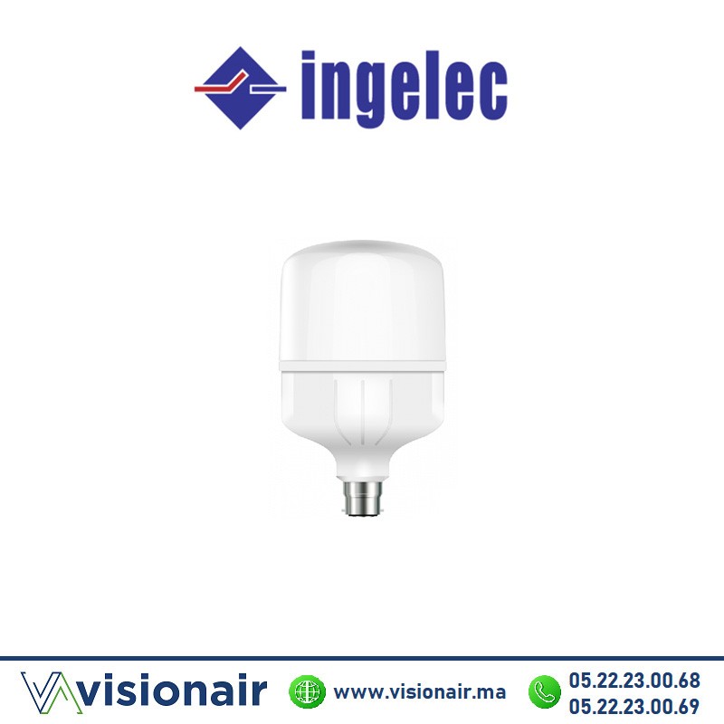 [LEDP40E27B] Ampoule LED haute puissance INGELEC E27 40W 6500°K LEDP40E27B