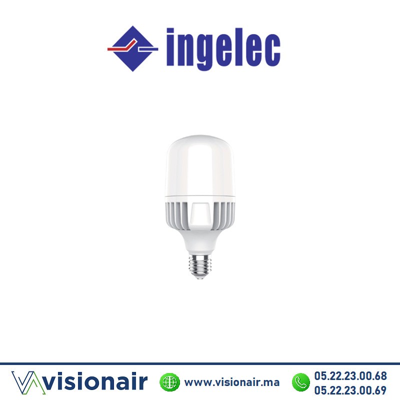 [LEDH70E40B] Ampoule LED haute puissance INGELEC E40 70W 6500°K LEDH70E40B