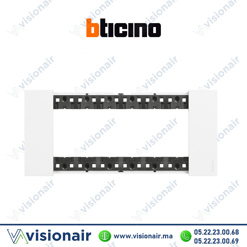 [BTKA4806KW] Plaque BTICINO Living Now 6 modules blanc BTKA4806KW