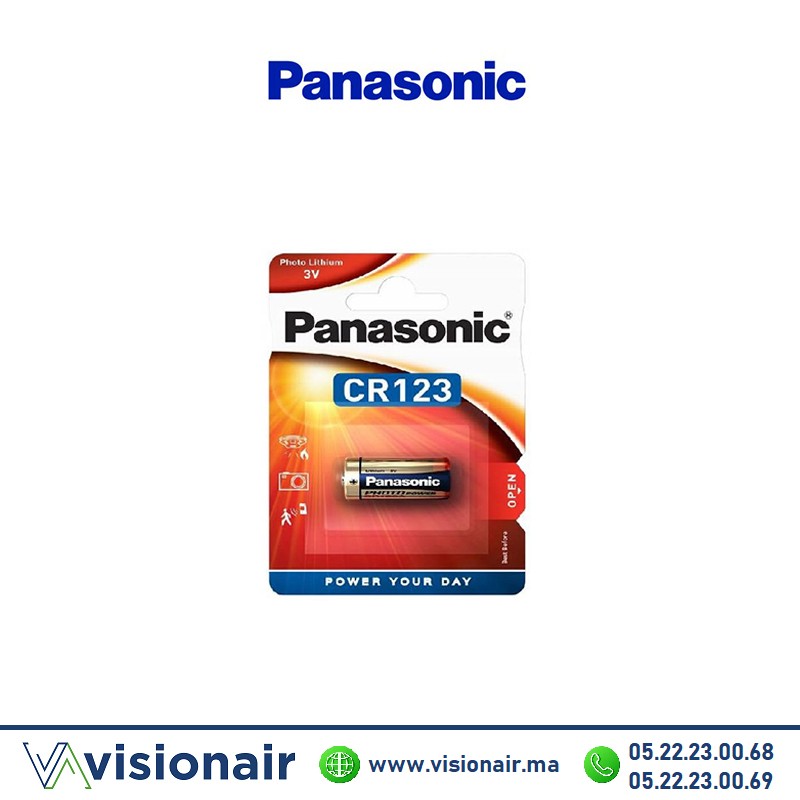 [PANCR123] Pile Panasonic CR123 3V lithium