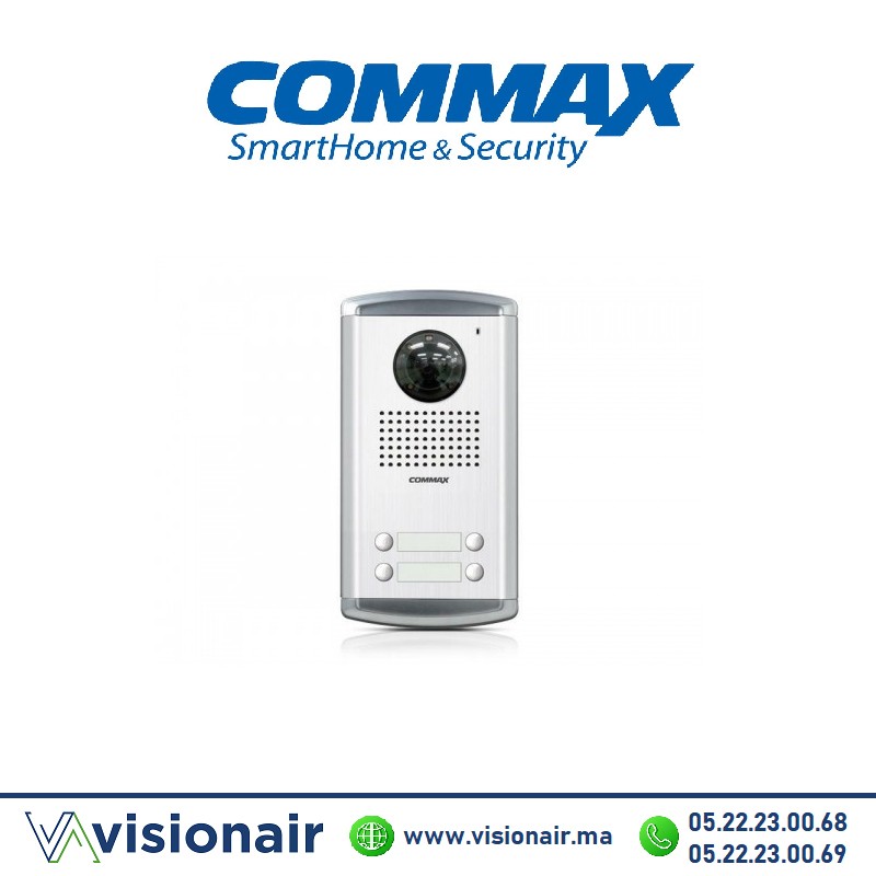 [DRC-4AC2] Platine de rue vidéophone COMMAX 4 postes DRC-4AC2