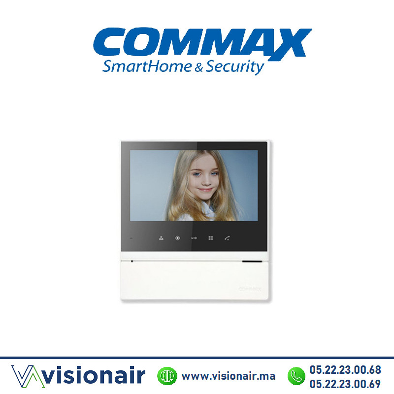 [CDV-70MHBSBL] Moniteur vidéophone COMMAX écran LCD 7" blanc CDV-70MHBSBL