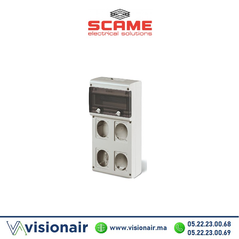 [SCAME632.4500] Coffret de chantier SCAME 4 Prises 11M IP66 212x415x105 632.4500
