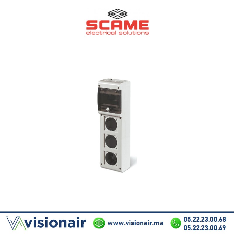 [SCAME632.3500] Coffret de chantier SCAME 3 Prises 6M IP66 136x440x105 632.3500
