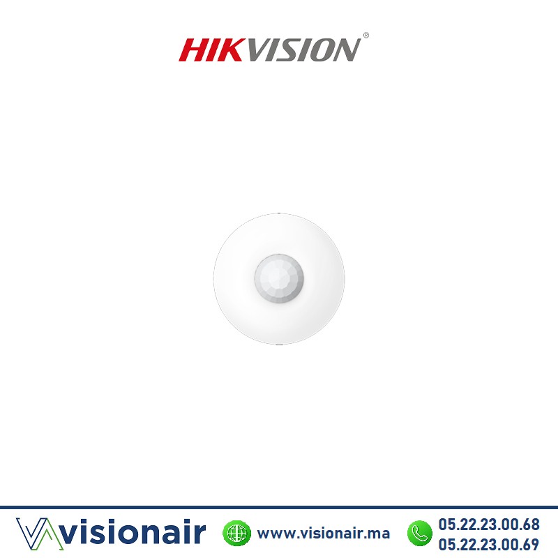 [HIKVDS-PDCL12DT-EG2] Détecteur plafonnier double technologie alarme HIKVISION filaire 12m DS-PDCL12DT-EG2