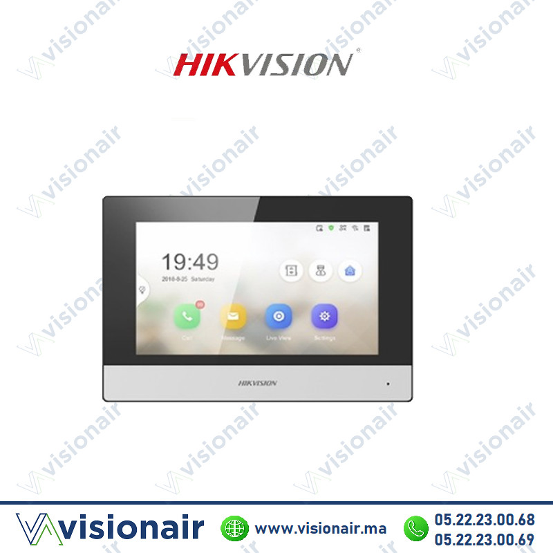 [HIKVDS-KH6320-WTE1] Moniteur vidéophone HIKVISION écran TFT 7" DS-KH6320-WTE1