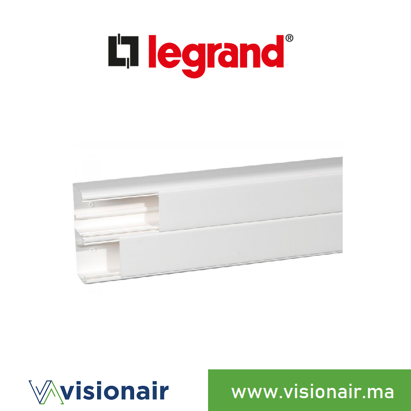 [LEG010427] Goulotte LEGRAND 2 compartiments DLP 50x105mm CV 65mm 010427