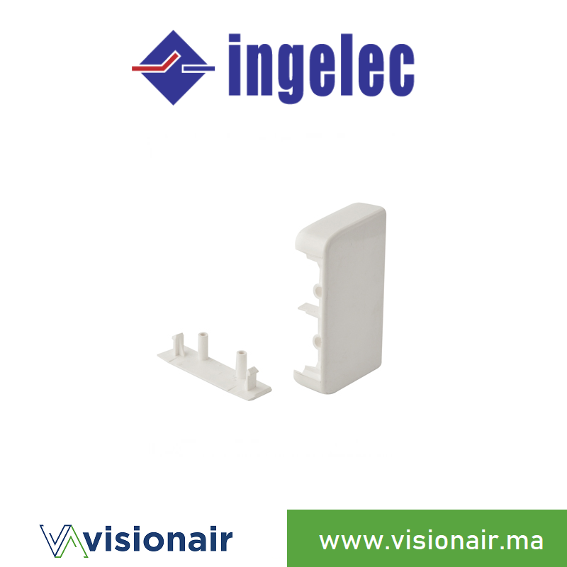 [INGPN10045S] Embout INGELEC pour plinthe 100x45 PN10045S