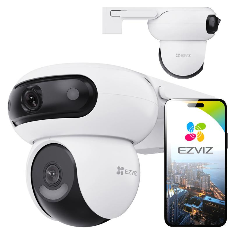 Caméra Wi-Fi EZVIZ motorisée 360° 4MP+4MP CS-H90-R100-8H44W Casablanca Maroc