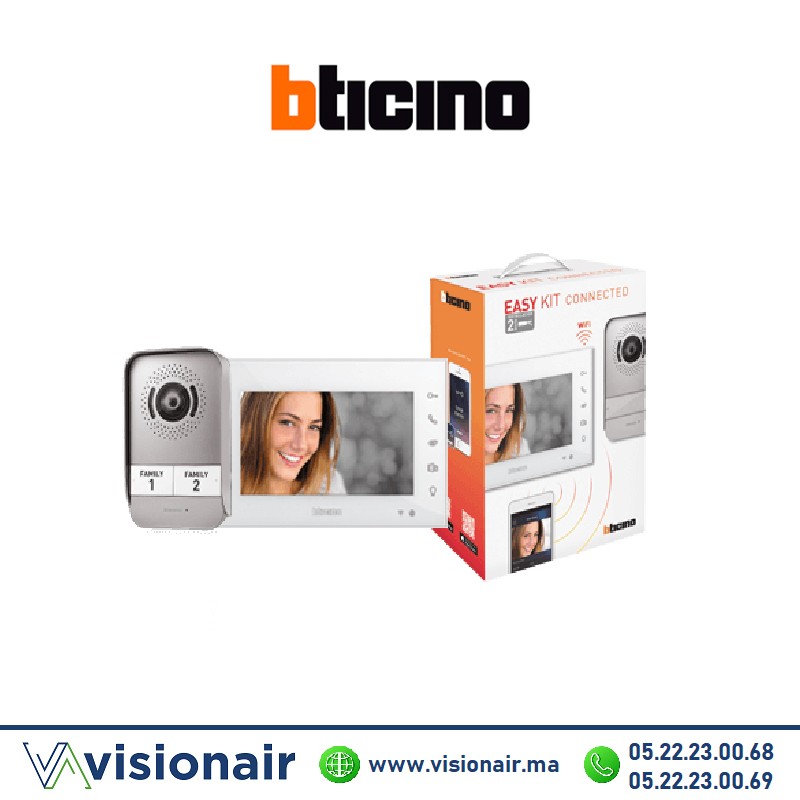 [BT318011] KIT vidéophone BTICINO WI-FI connecté blanc 318011