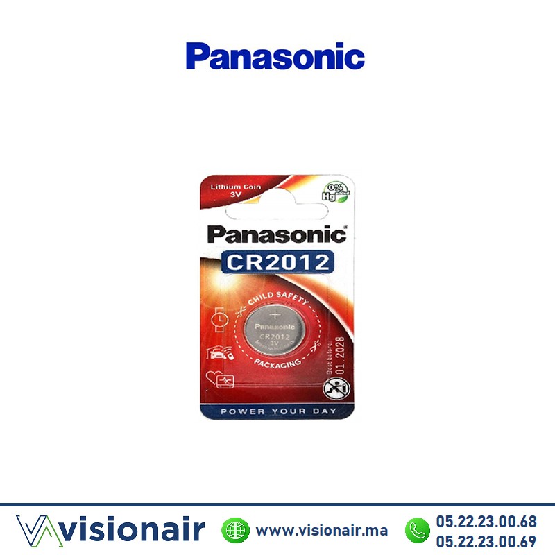 [PANCR2012] Pile CR2012 PANASONIC 3V lithium