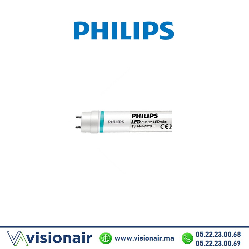 [PHILMASTER14W4K] Tube LED T8 Philips Master 14w 120cm 4000°K HO