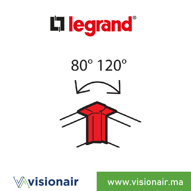 [LEG638021] Angle intérieur goulotte Legrand DLP-S 85x50mm CV 45mm 6 380 21