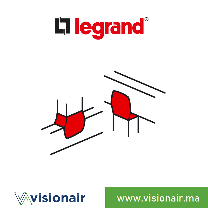 [LEG638024] Dérivation goulotte Legrand DLP-S 85x50mm CV 45mm 6 380 24