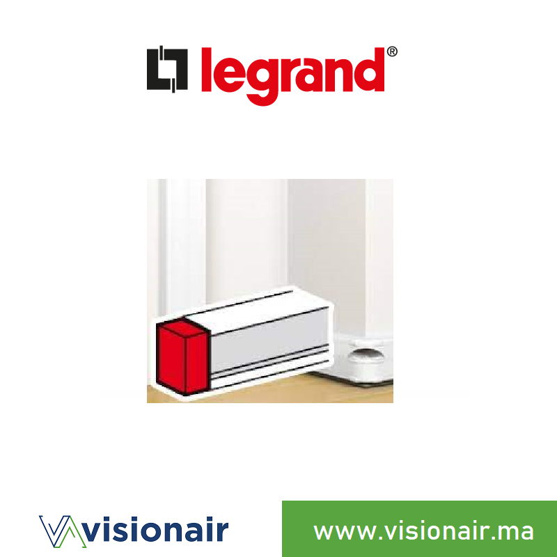 [LEG075613] Embout goulotte Legrand 50x130 CV 45mm 0 756 13