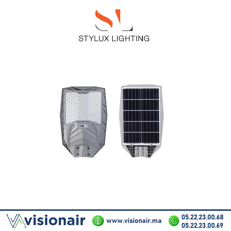 [STY200W6K] Luminaire LED solaire STYLUX 300W 6000°K éclairage publique