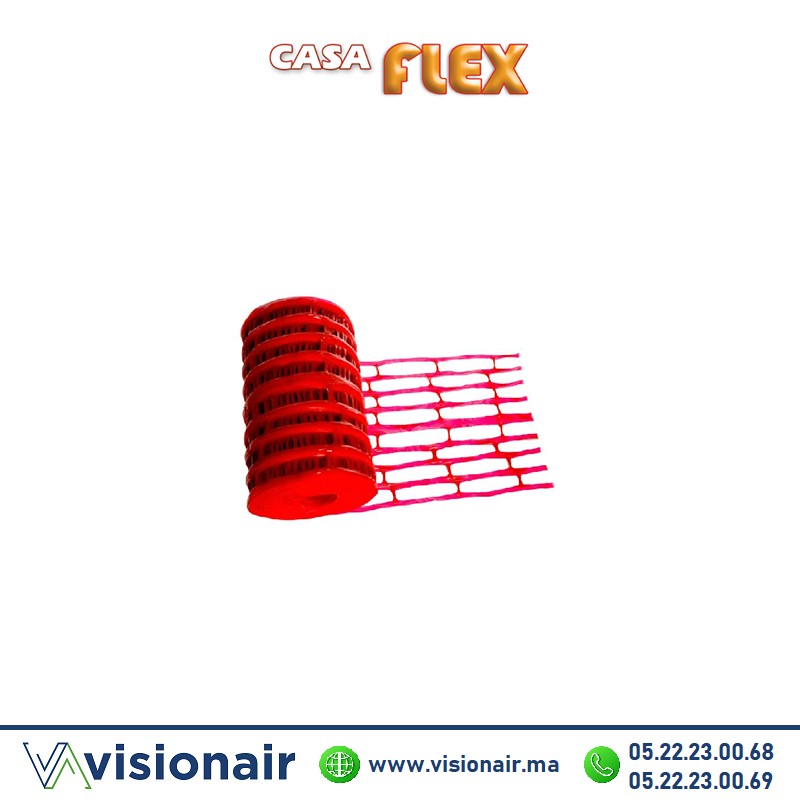 [CFGRILLAVERROUGE] Grillage avertisseur rouge CASAFLEX 30cm/50cm