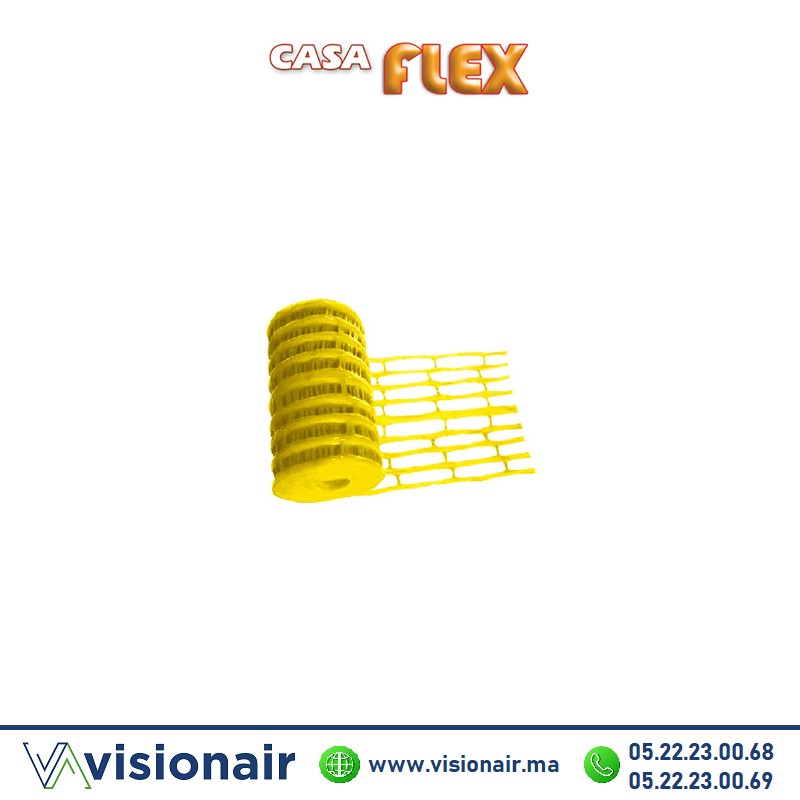 [CFGRILLAVERJAUNE] Grillage avertisseur jaune CASAFLEX 30cm/50cm