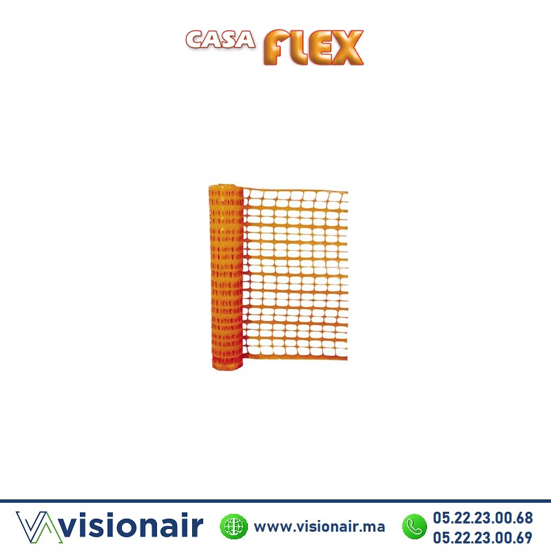 [CFGRILLAVERORANGE] Grillage avertisseur orange CASAFLEX 30cm/50cm