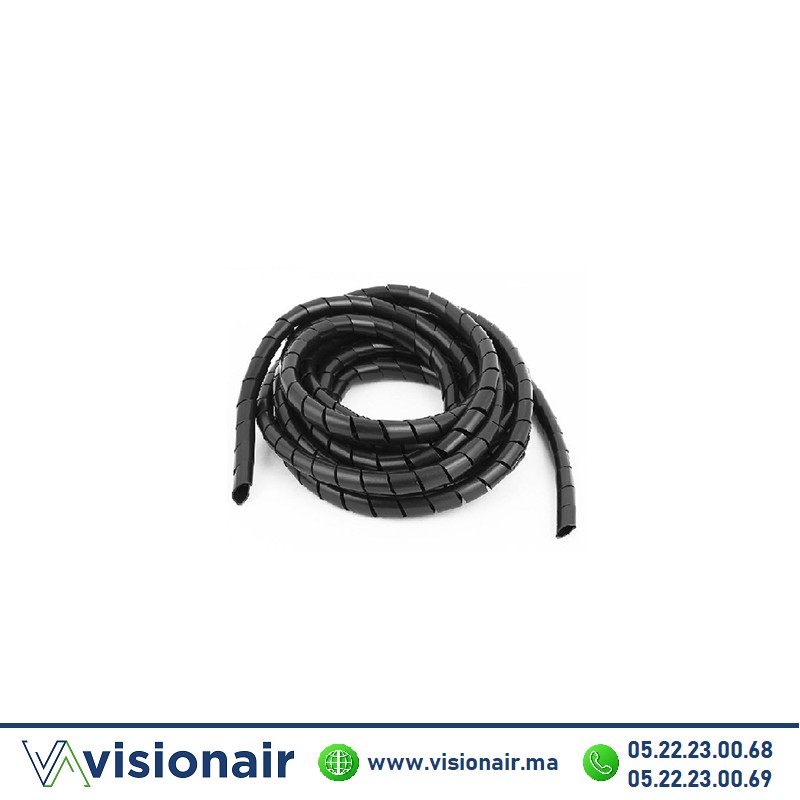[GSPIND8] Gaine spirale noir D8 10M