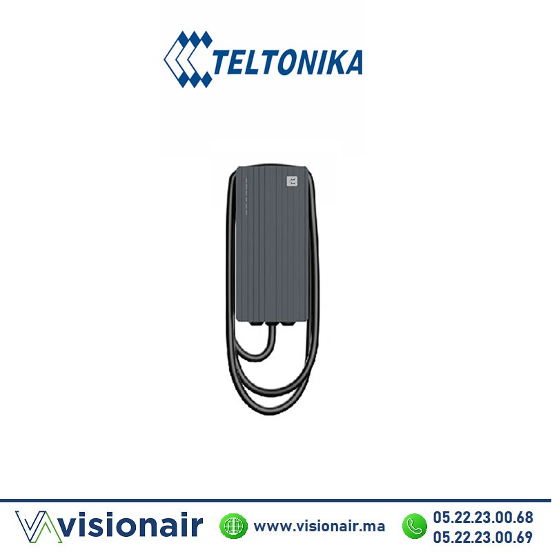 [EVC1210P1000] Borne de recharge Teltonika Teltocharge 22 kW avec câble 5m Wifi/LAN 32A