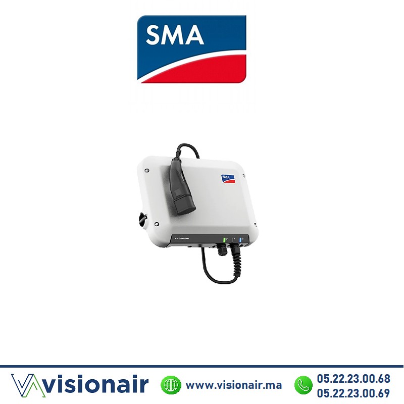 [EVC22-3AC-1] Borne de recharge SMA EV Charger 22 kW avec câble 5m Wifi/LAN