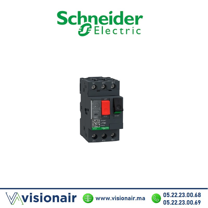 [GV2ME21] Disjoncteur moteur SCHNEIDER 17A..23A 3P 3d GV2ME21