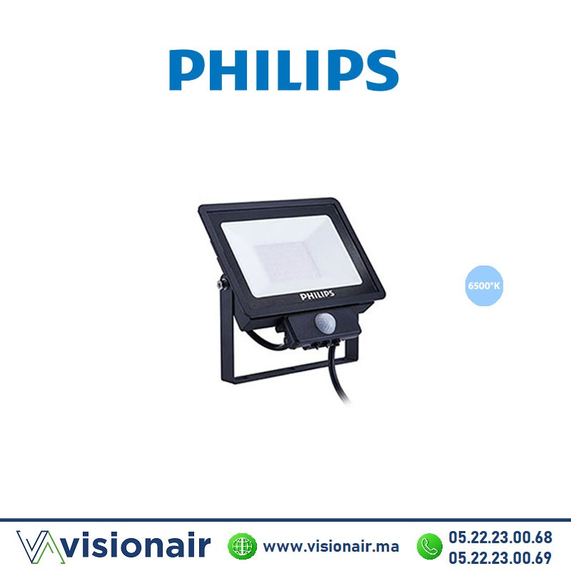 [PHILIPSLED42/CW] Projecteur LED avec détecteur PHILIPS 50W BVP150 LED42/CW 6500°K