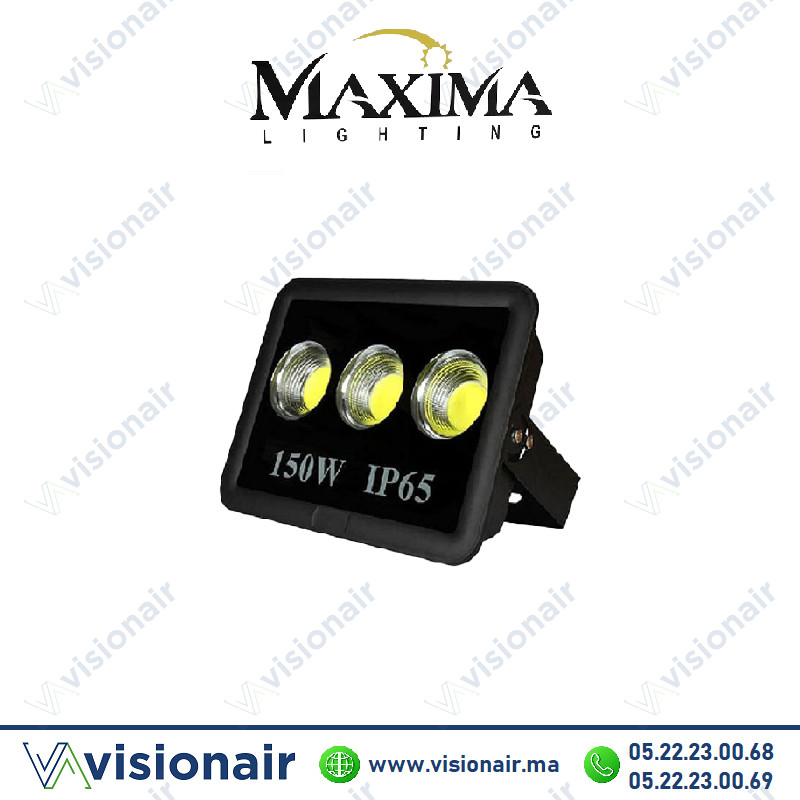 [MAXIMAPRJ150W] Projecteur LED MAXIMA Lighting 150W 6000°K IP65