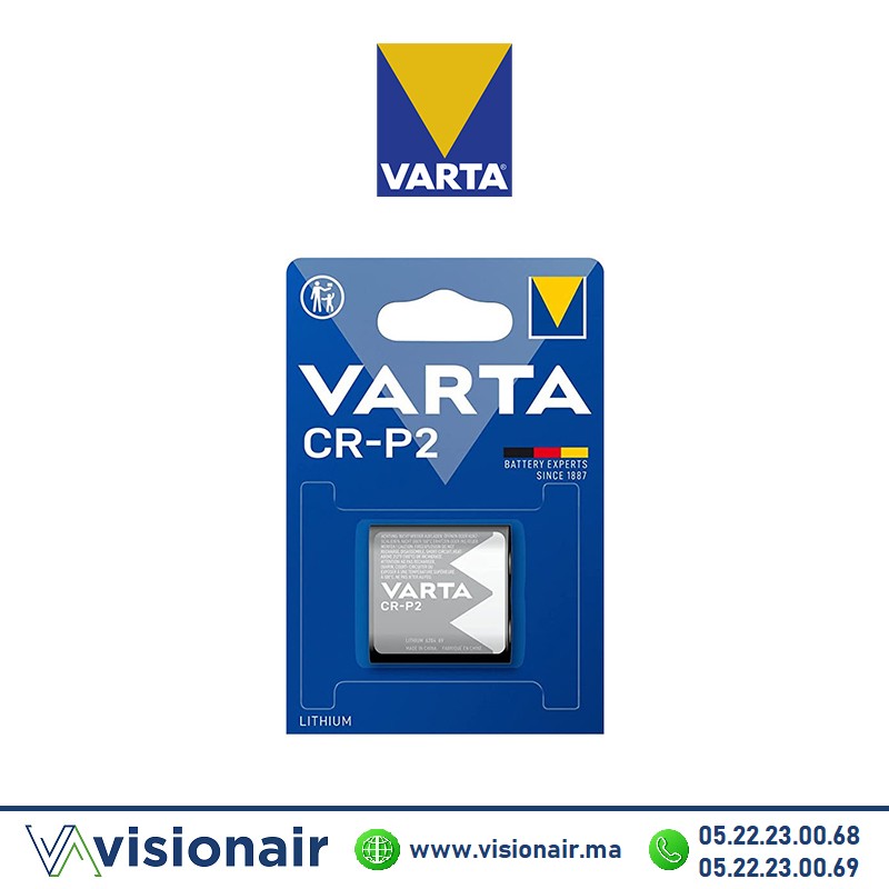 [VCRP2] Pile VARTA CR-P2 6V lithium
