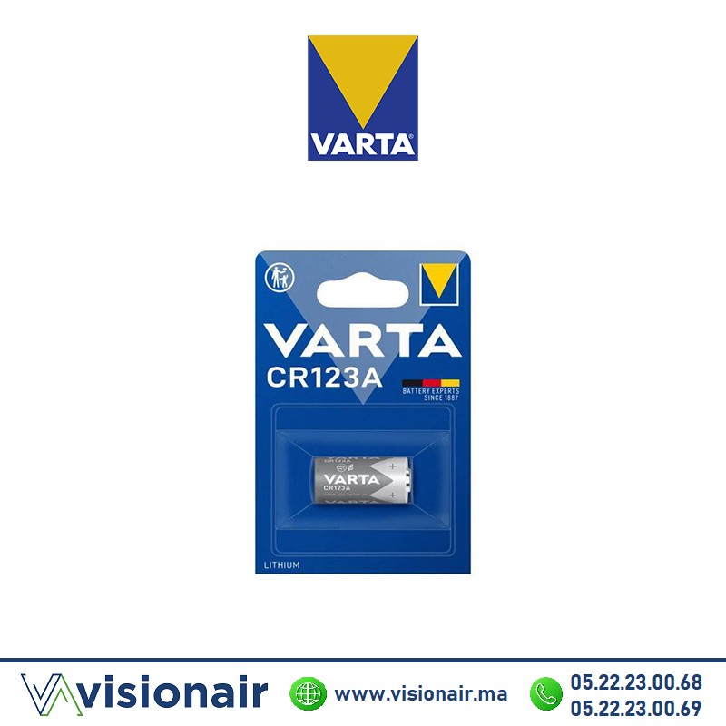 [VCR123] Pile VARTA CR123 3V lithium