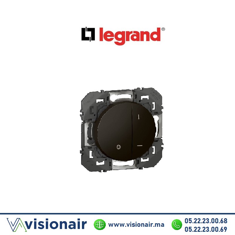 [LEG095270] Variateur toutes lampes LEGRAND Dooxie noir 095270