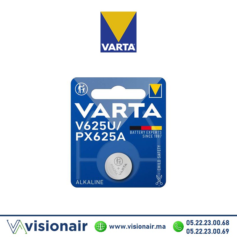 [VVP625U] Pile VARTA V625U/PX625A 1,5V alcaline
