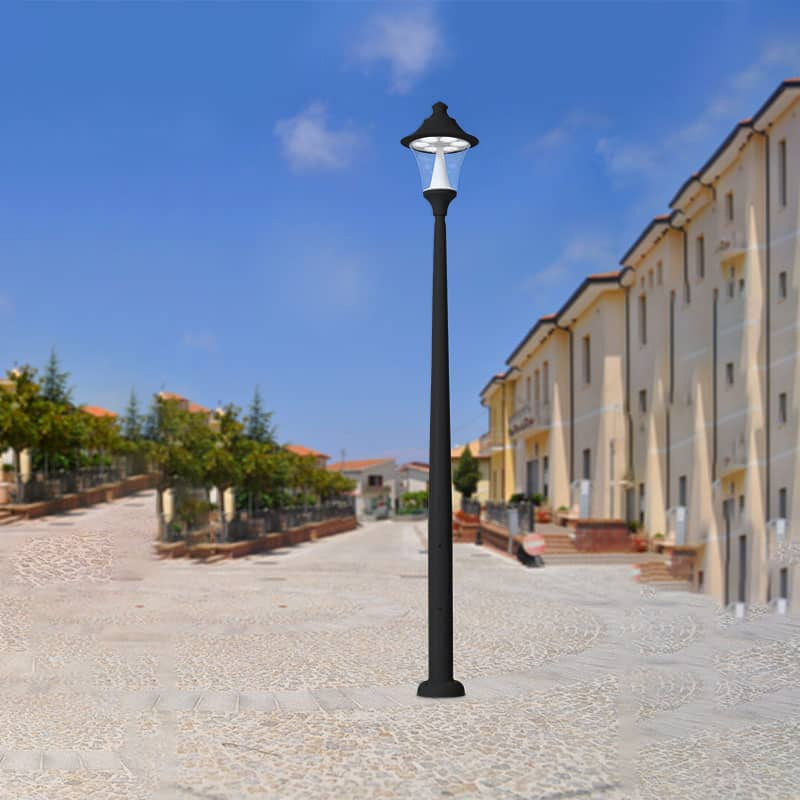 Mât d'éclairage publique FUMAGALLI Akille 3000 Noir Casablanca Maroc