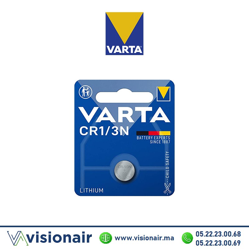 [VCR13N] Pile bouton VARTA CR1/3N 3V lithium