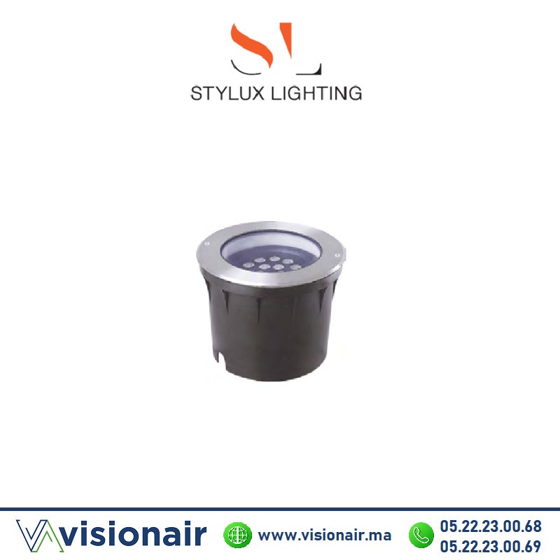[STYLENCSOL24W3K] Encastré de sol STYLUX lighting 24W 3000°K IP67